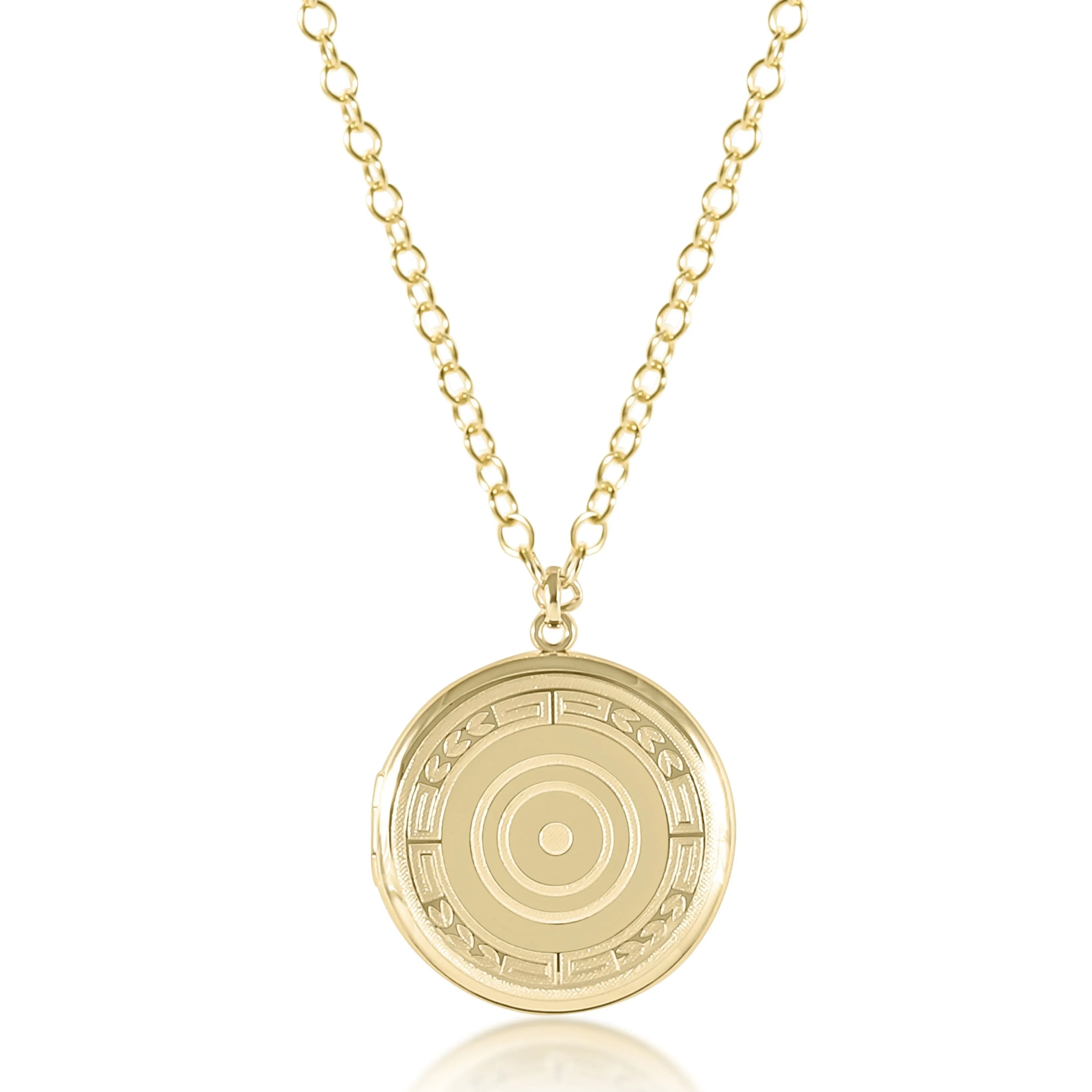 31" Necklace Gold - Cherish Large Gold Locket