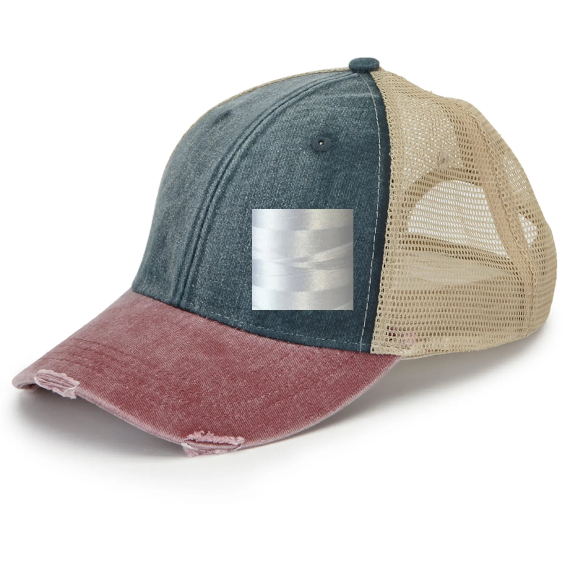 Alaska Hat | Distressed Snapback Trucker | state cap | many color choices