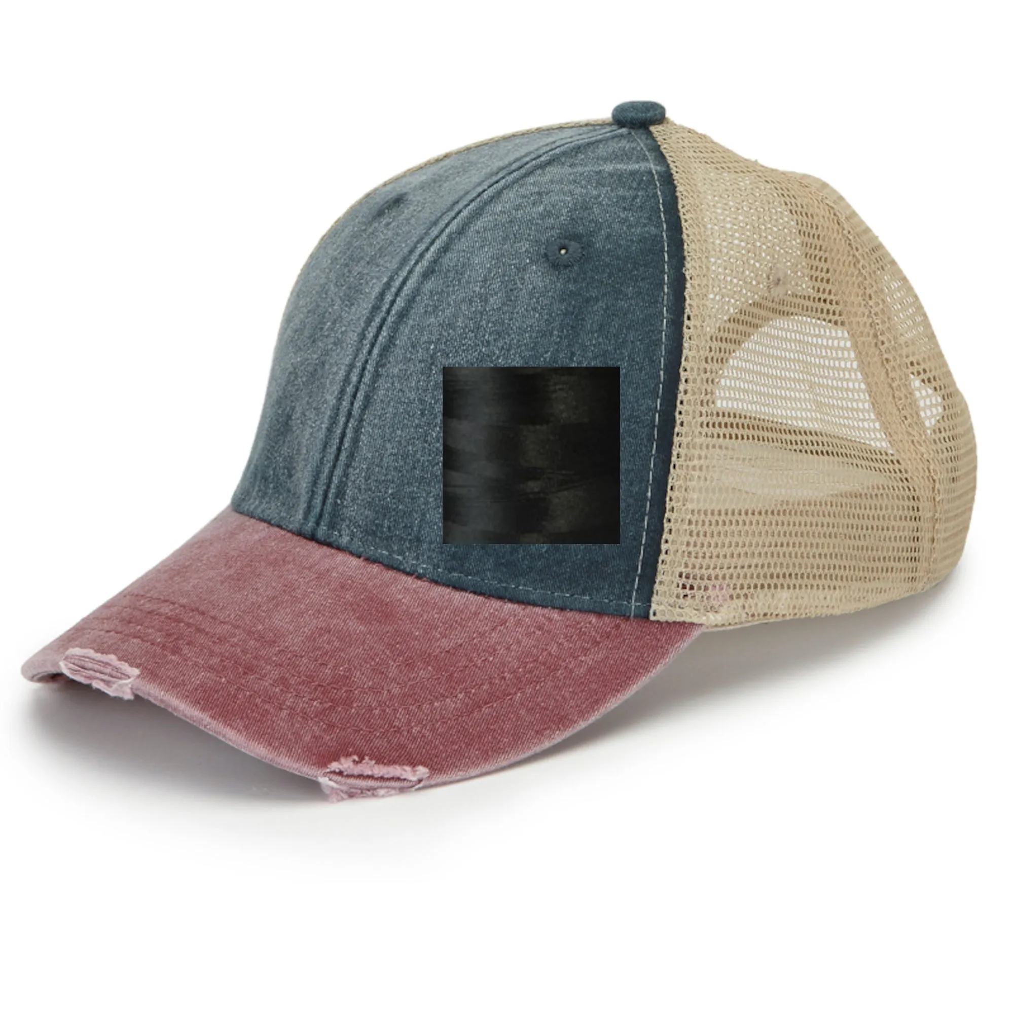 Alaska Hat | Distressed Snapback Trucker | state cap | many color choices