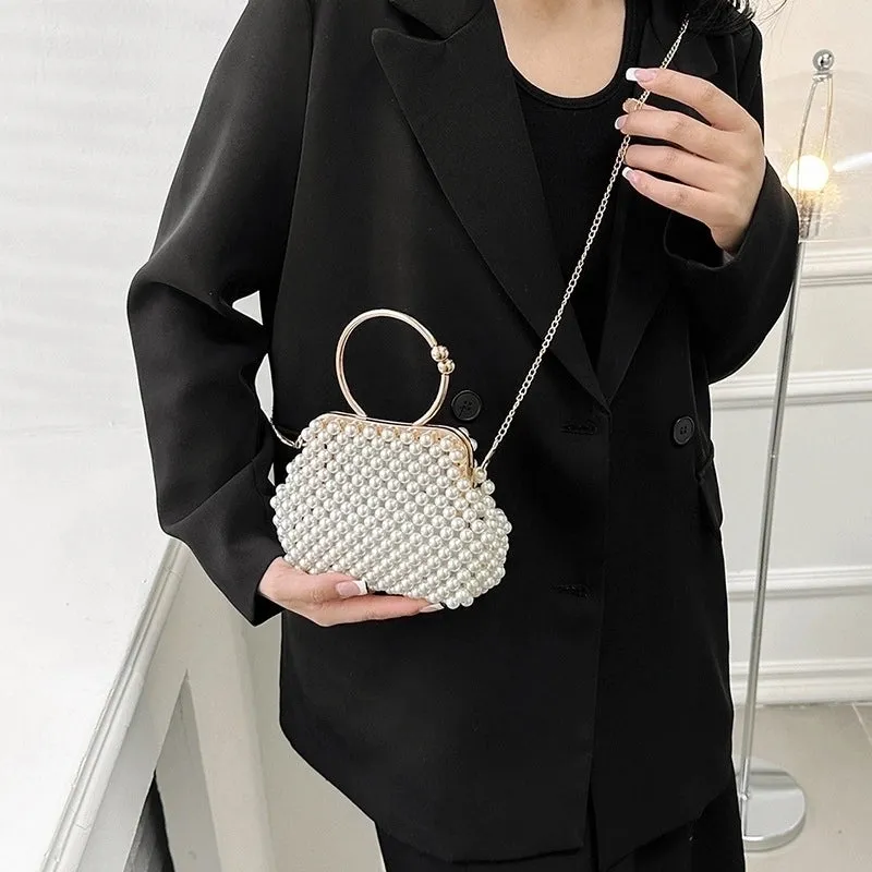 Arylic Solid Color Square Evening Bags