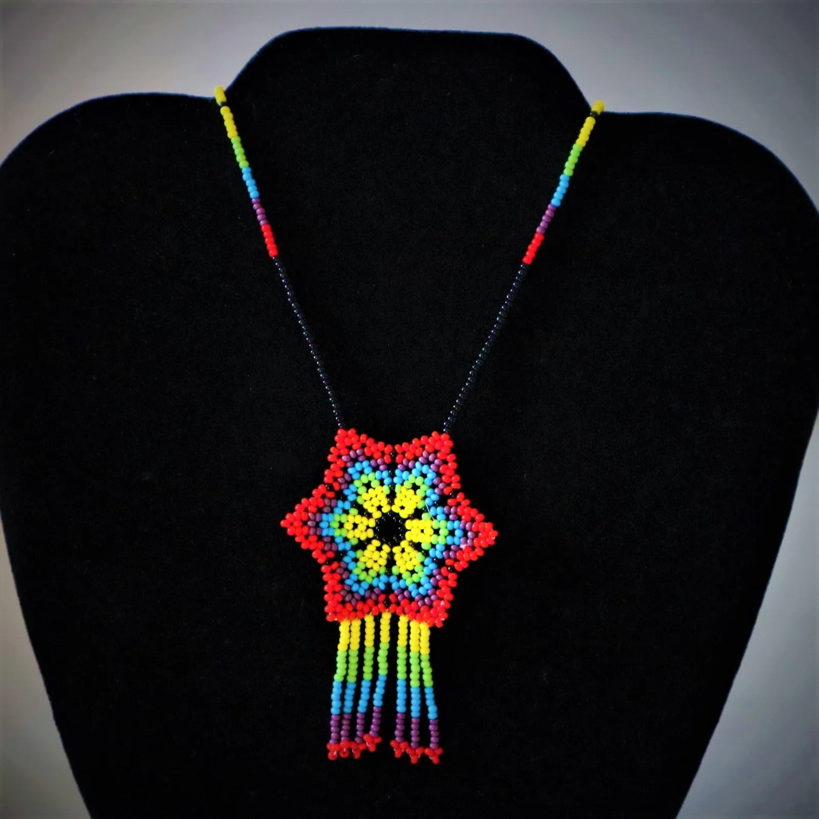 Beaded Handmade Huichol Necklaces