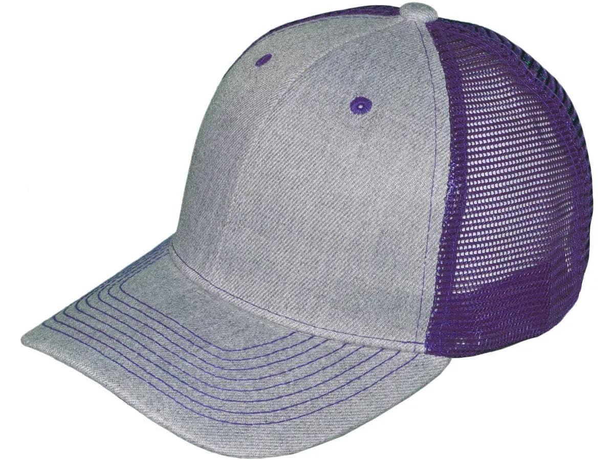 Blank Trucker Hats - Structured Mesh BK Caps