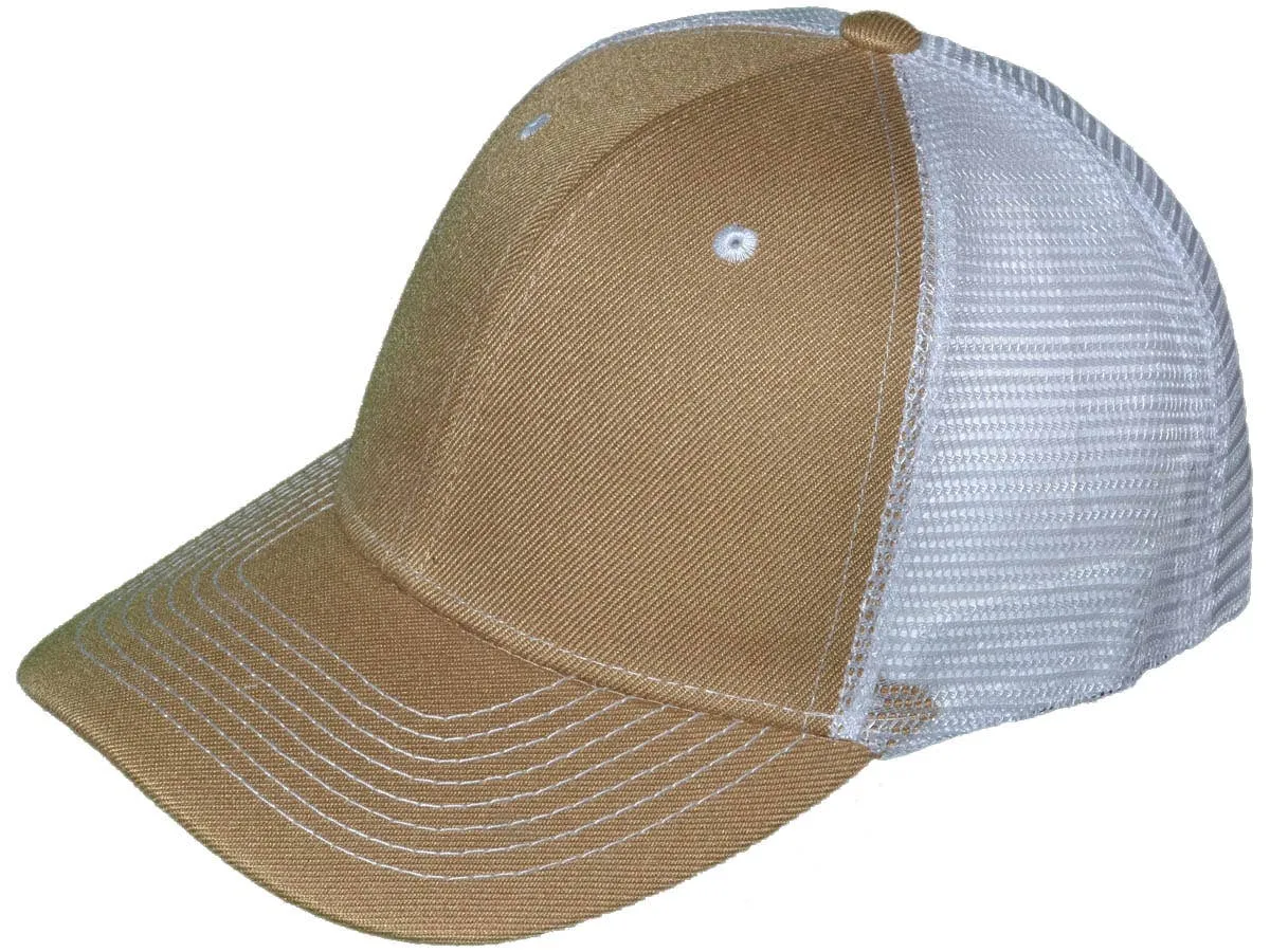 Blank Trucker Hats - Structured Mesh BK Caps