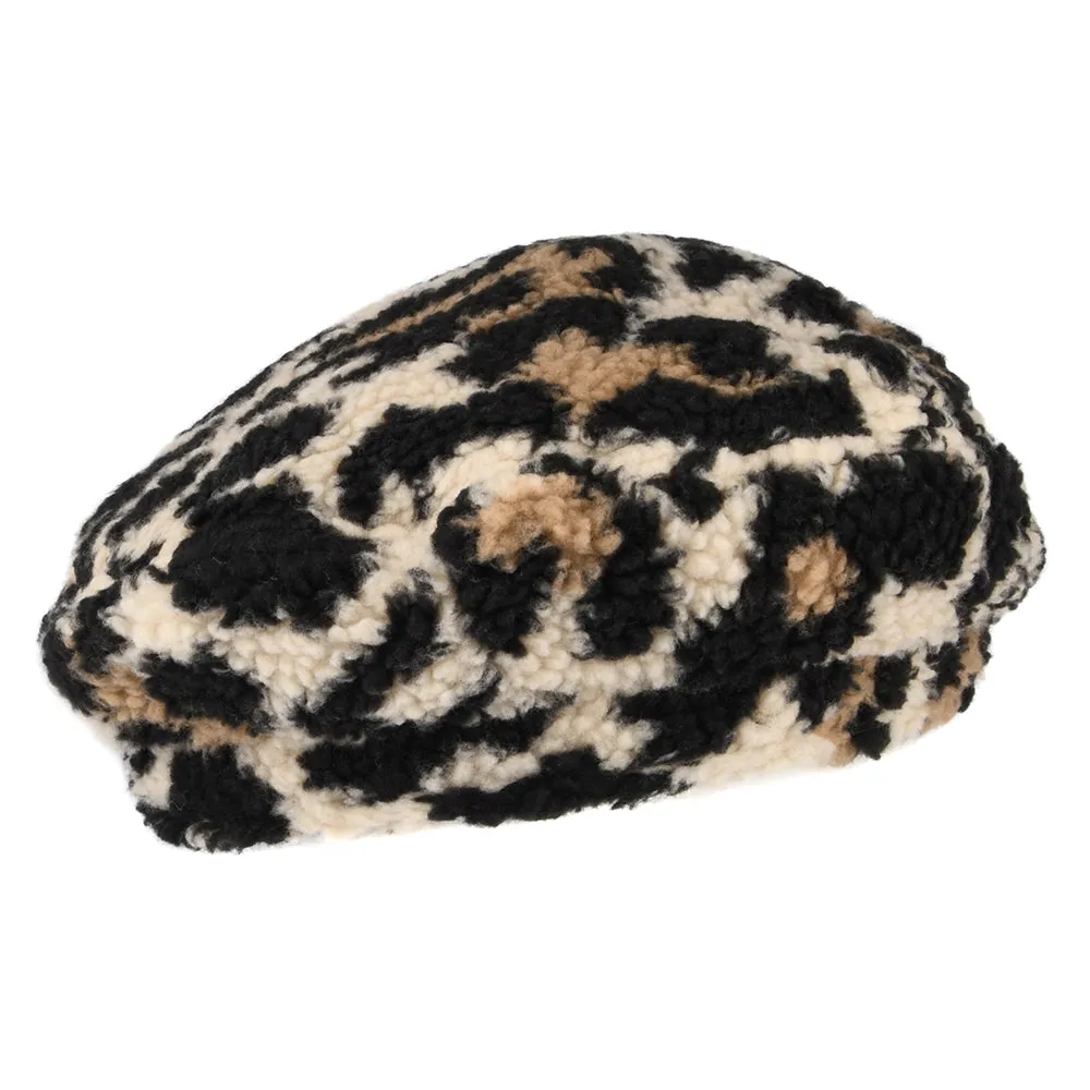 Brixton Hats Fiddler Beret - Leopard