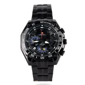 Casio Edifice Black Stainless Steel Chronograph Men Watch