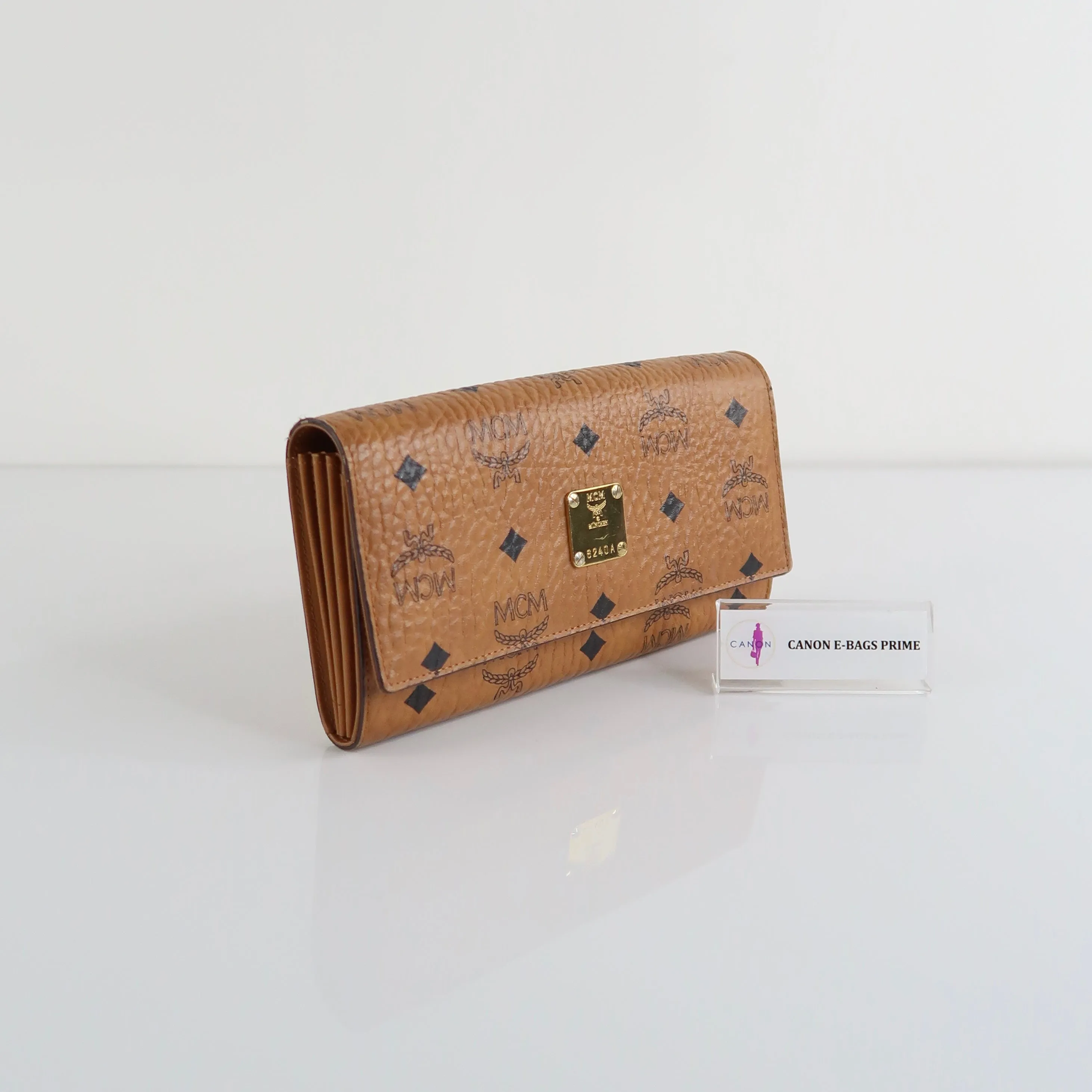 Cognac Long Wallet