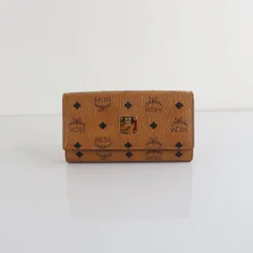 Cognac Long Wallet