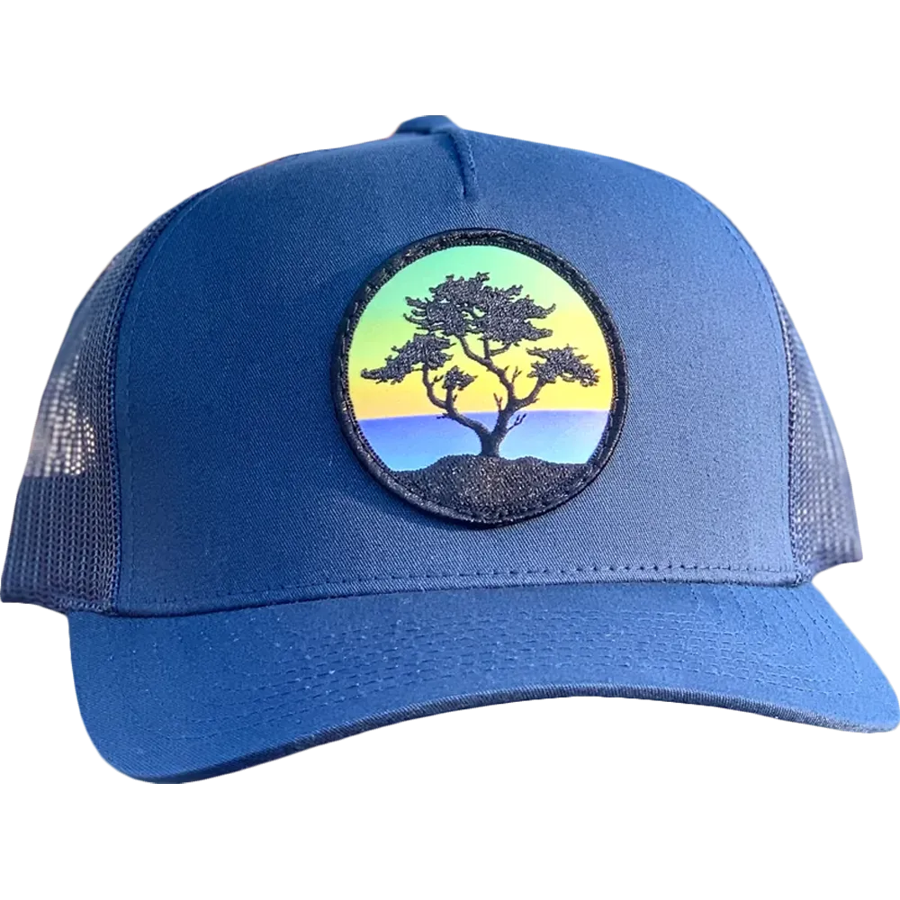 Curved Brim Trucker with Cypress Patch