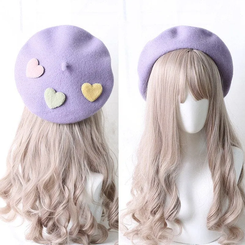 Kawaii Little Love Candy Beret