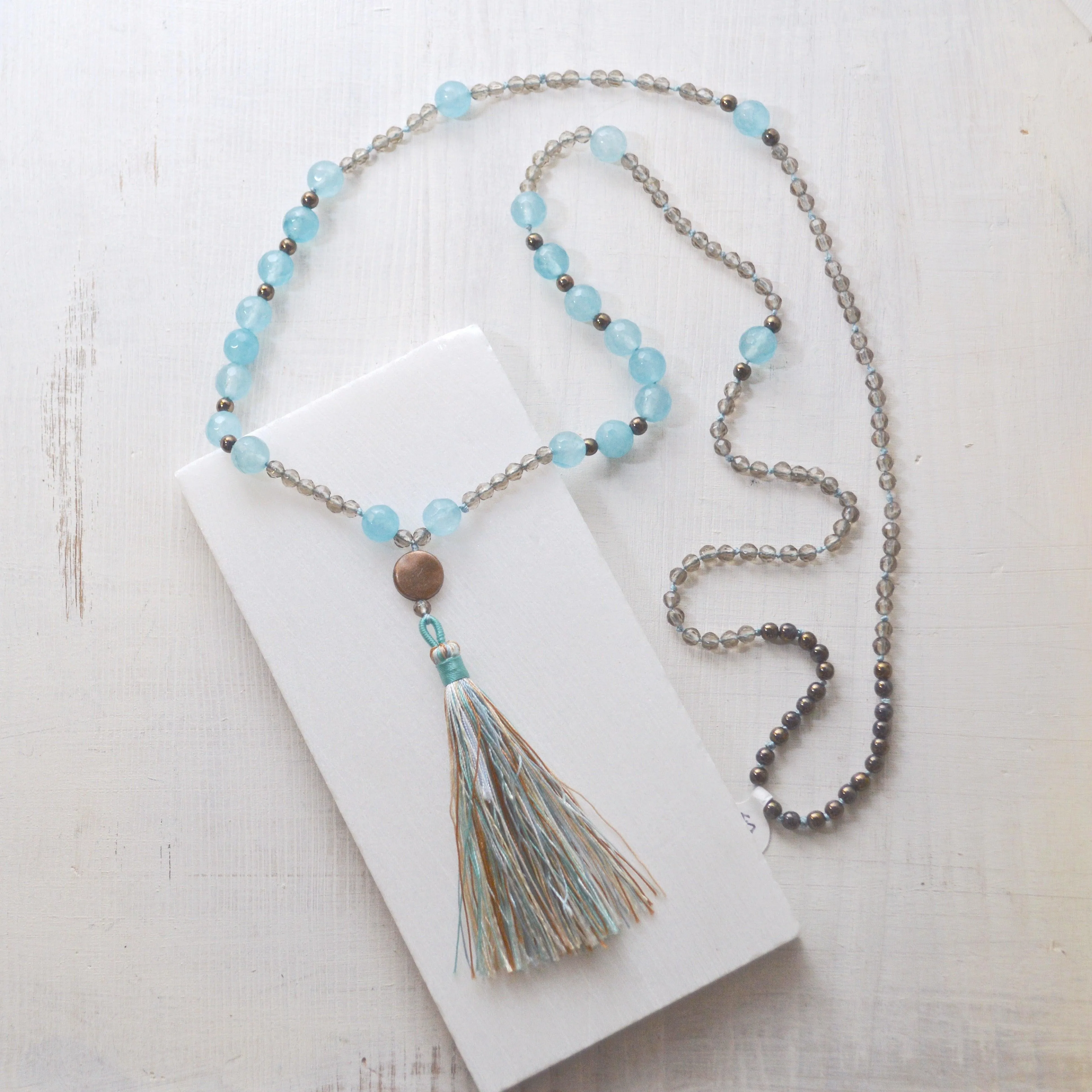 Long Beaded Mala Necklaces