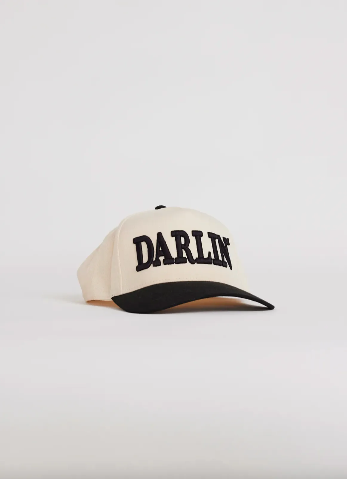 NEW!! DARLIN Trucker Hat in White/Black by DARLIN' Brand