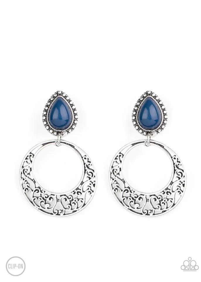 Paparazzi Earring ~ Exotic Escape - Blue