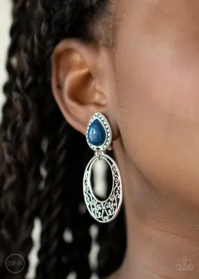 Paparazzi Earring ~ Exotic Escape - Blue