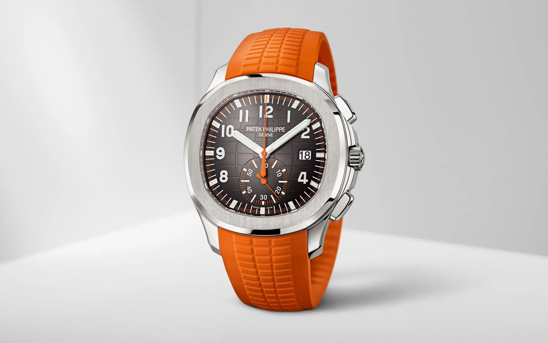 Patek Philippe Aquanaut 5968A-001 – Stainless Steel, Flyback Chronograph, Orange Strap