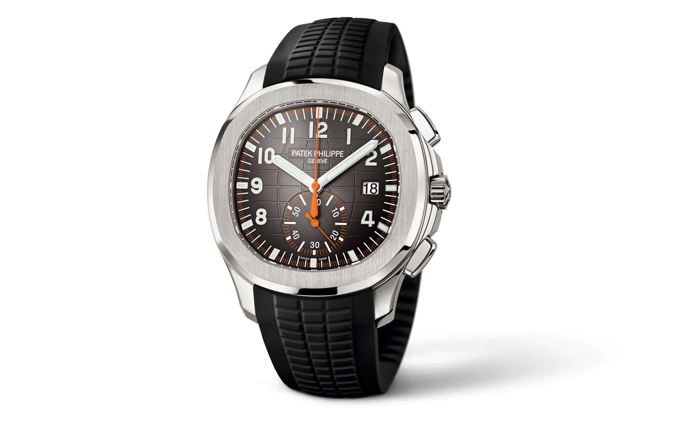 Patek Philippe Aquanaut 5968A-001 – Stainless Steel, Flyback Chronograph, Orange Strap