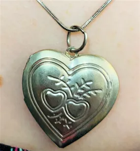 Silver Heart Locket