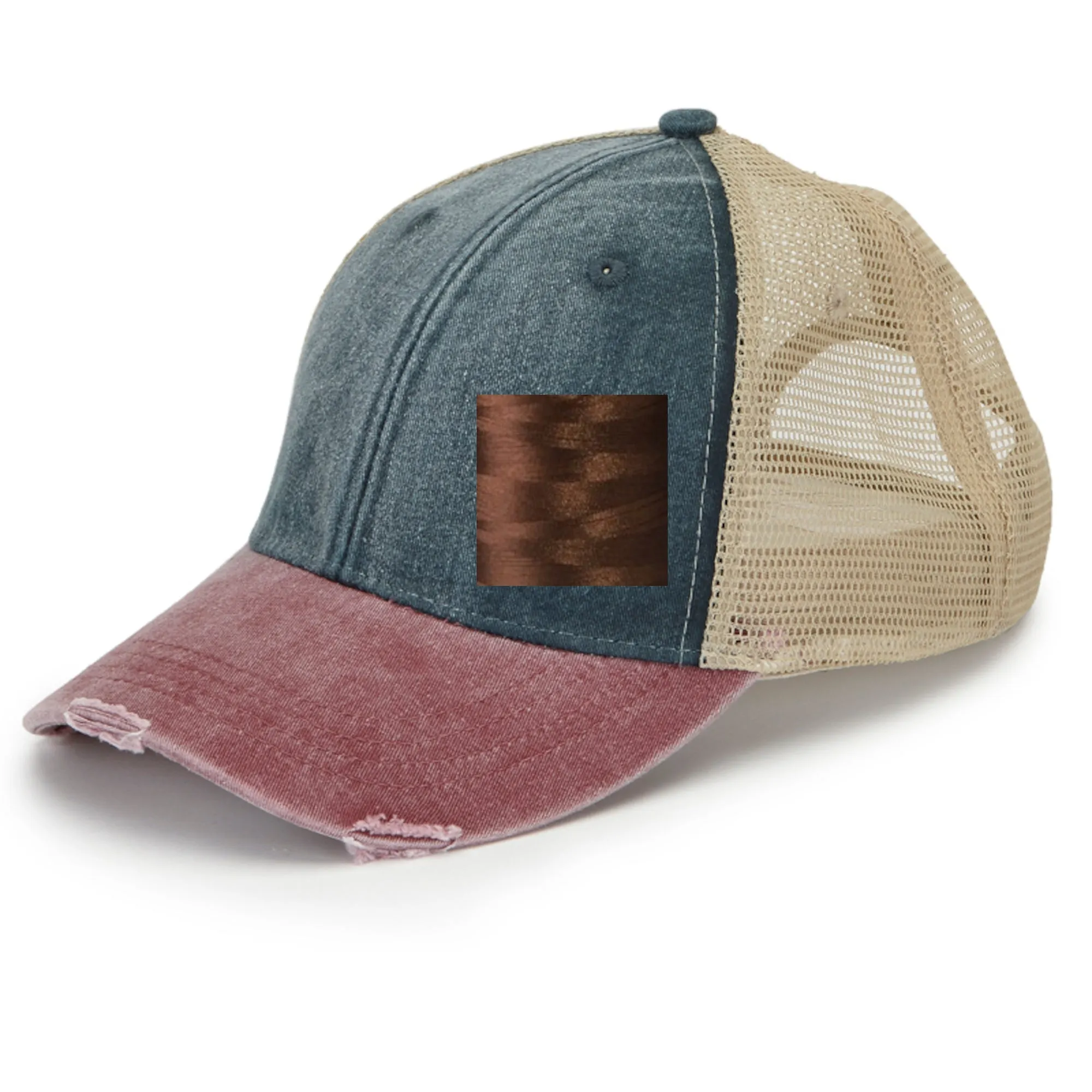 Vermont Hat | Distressed Snapback Trucker | state cap | many color choices