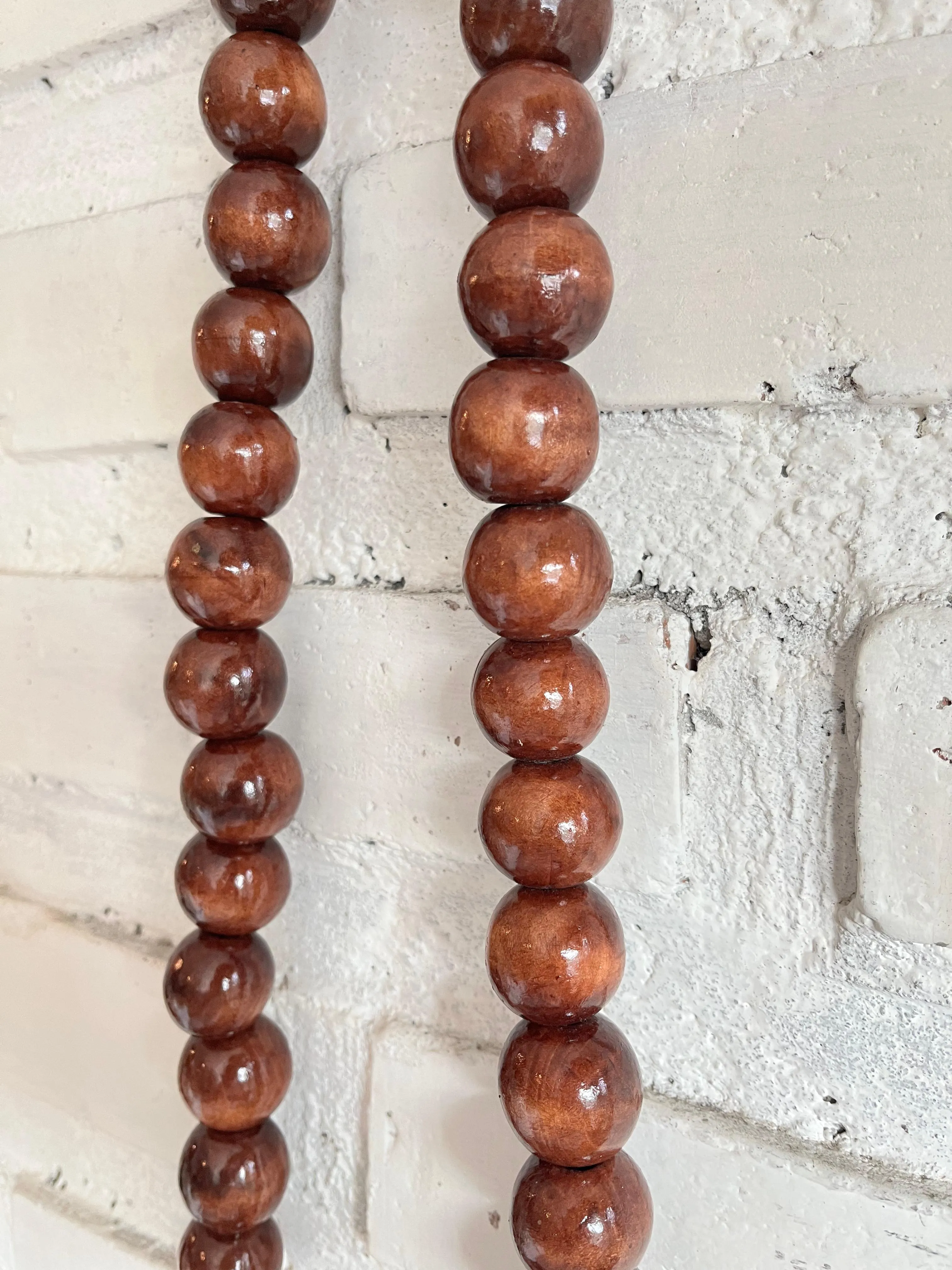 Wooden Beaded Tassel